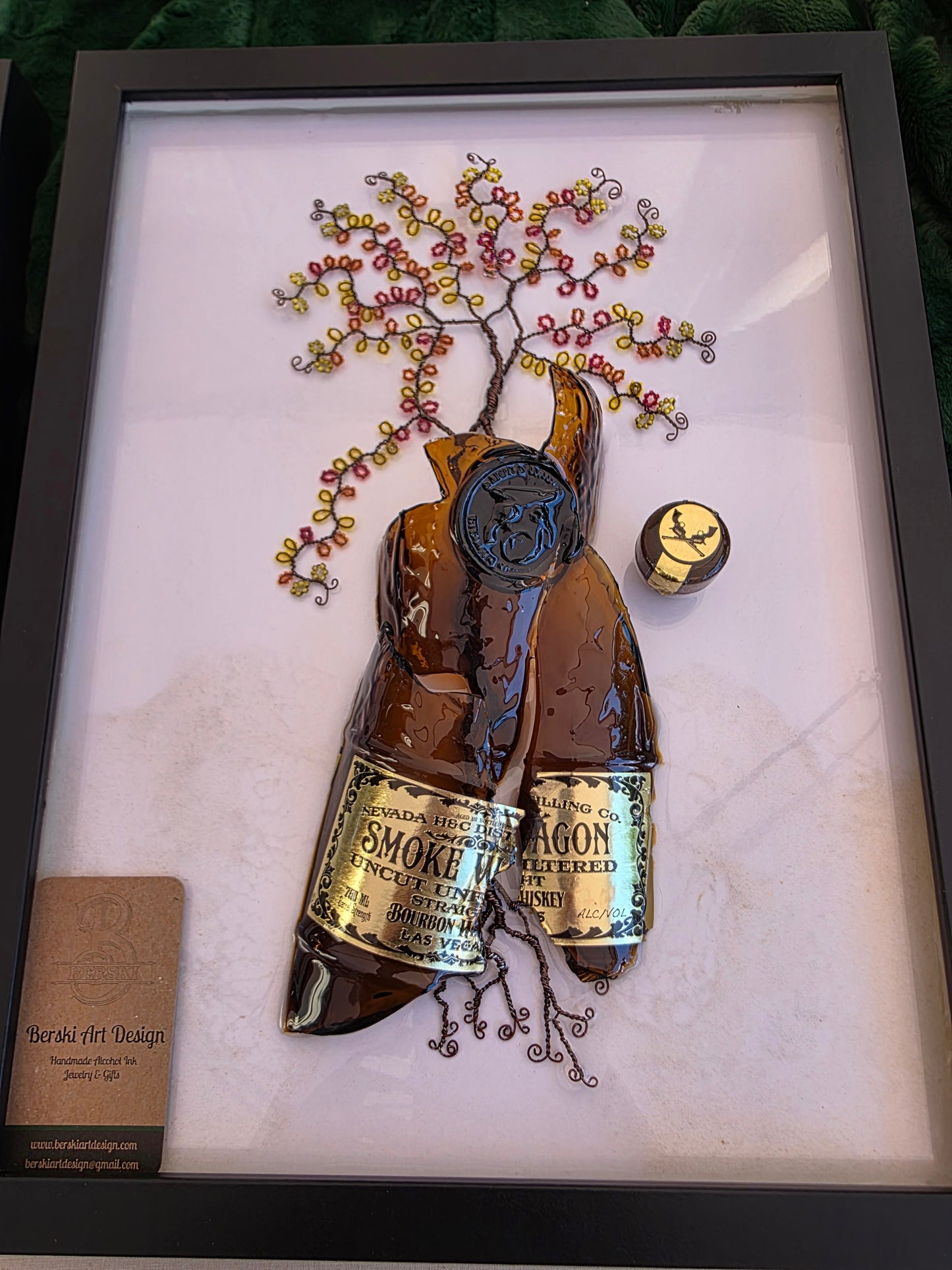 Bottle Art - Smoke Wagon Whiskey