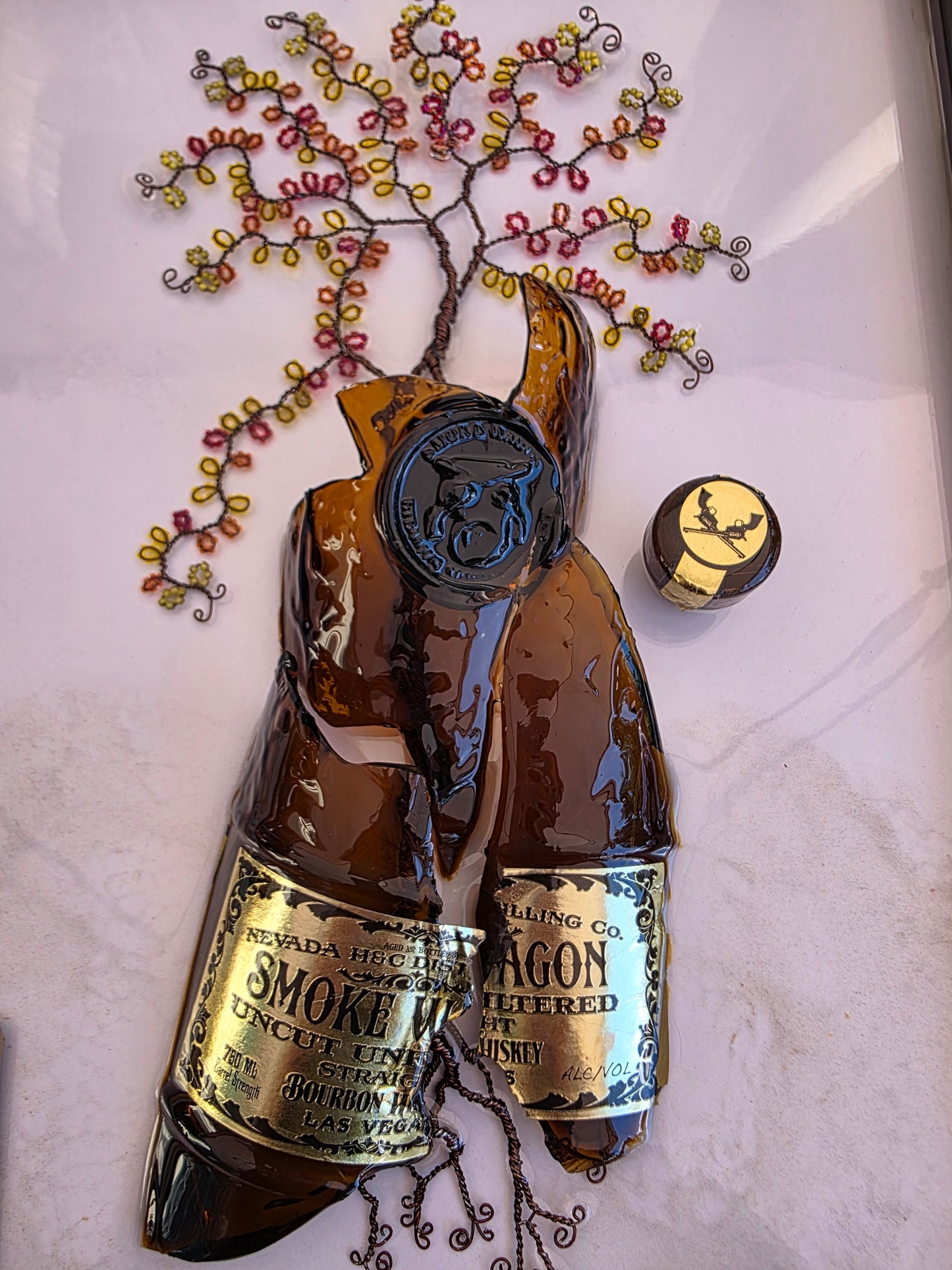 Bottle Art - Smoke Wagon Whiskey