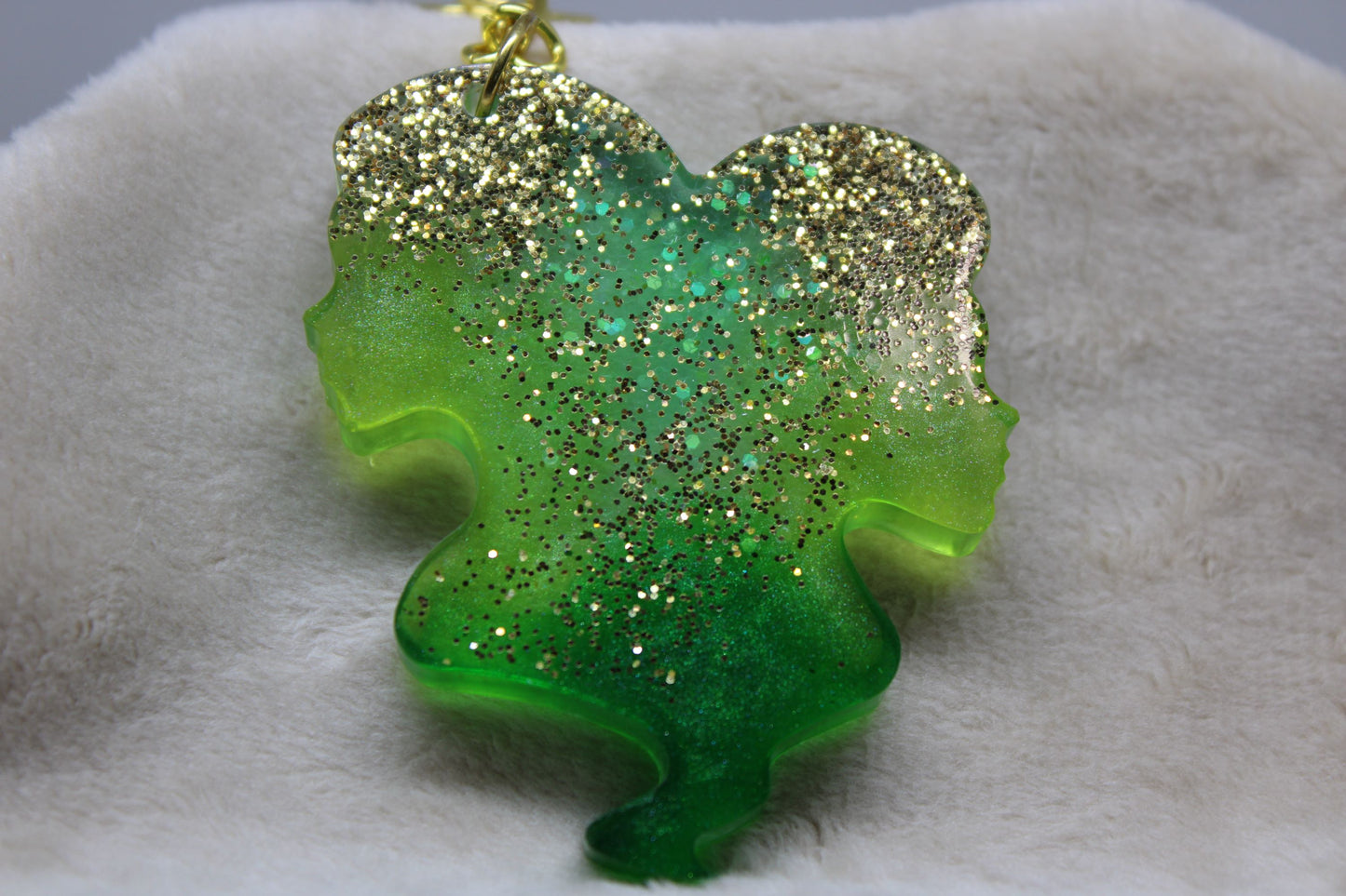 Zodiac Keychain - Gemini - Green