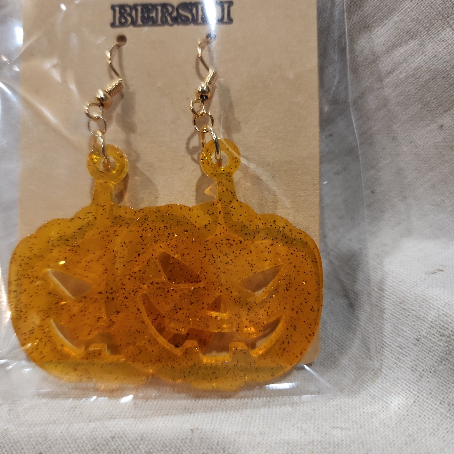 SALE - Pumpkin Earrings
