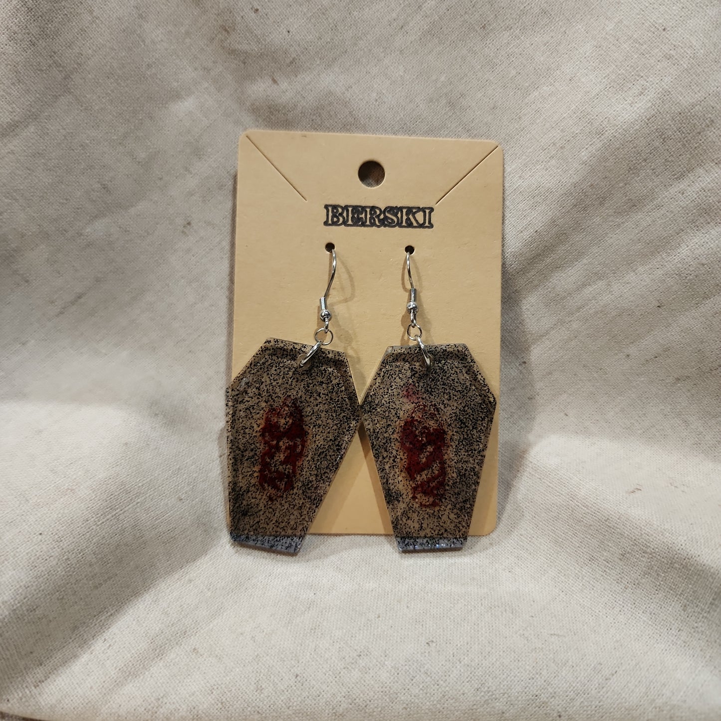 Coffin Earrings