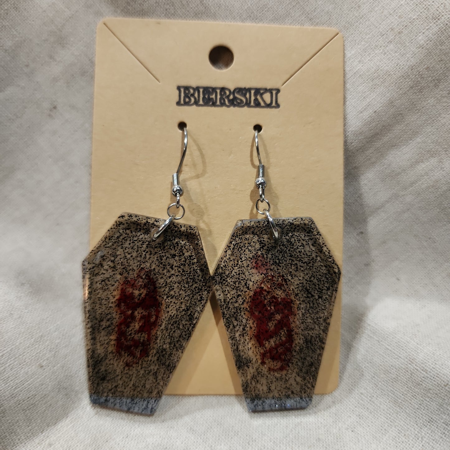 Coffin Earrings