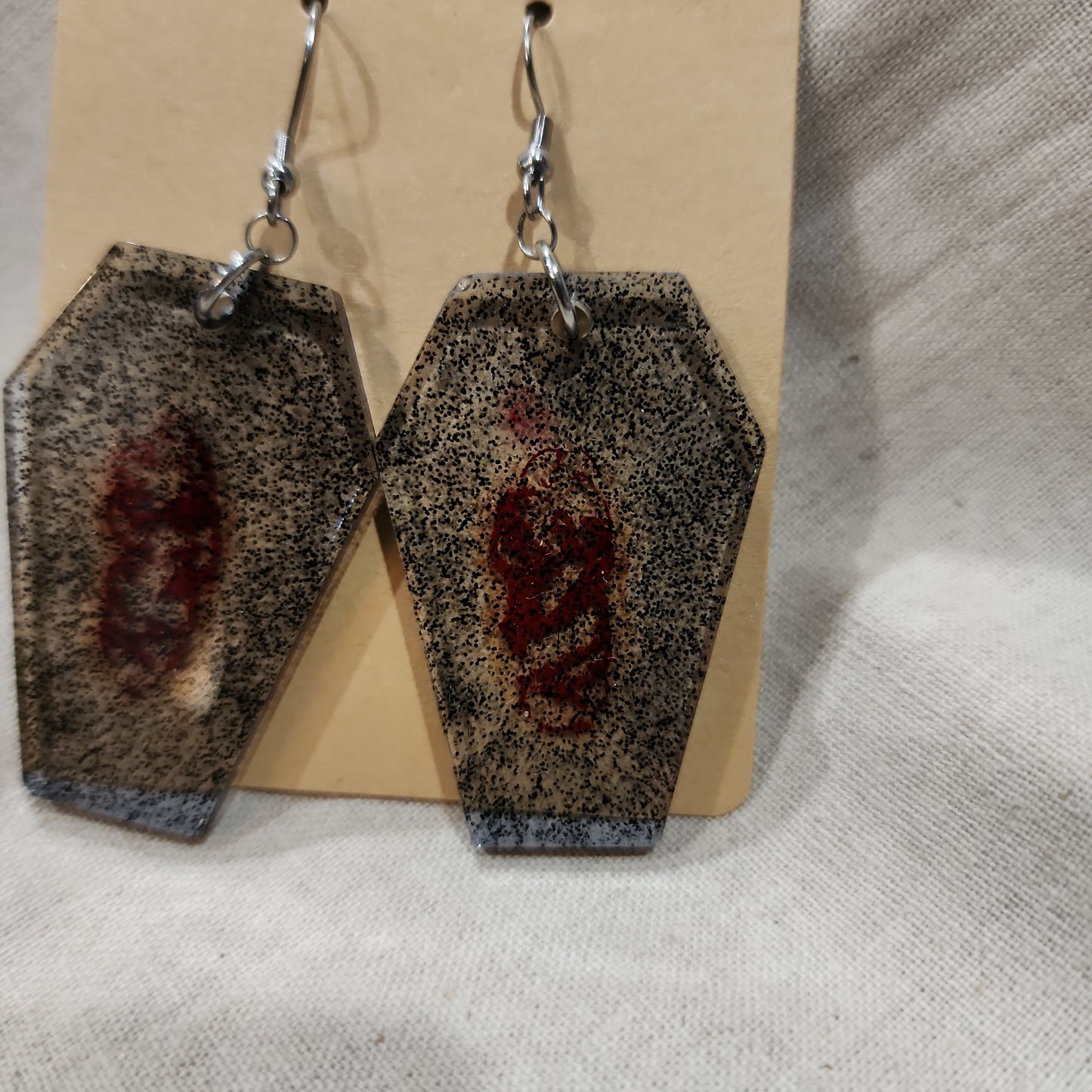 Coffin Earrings