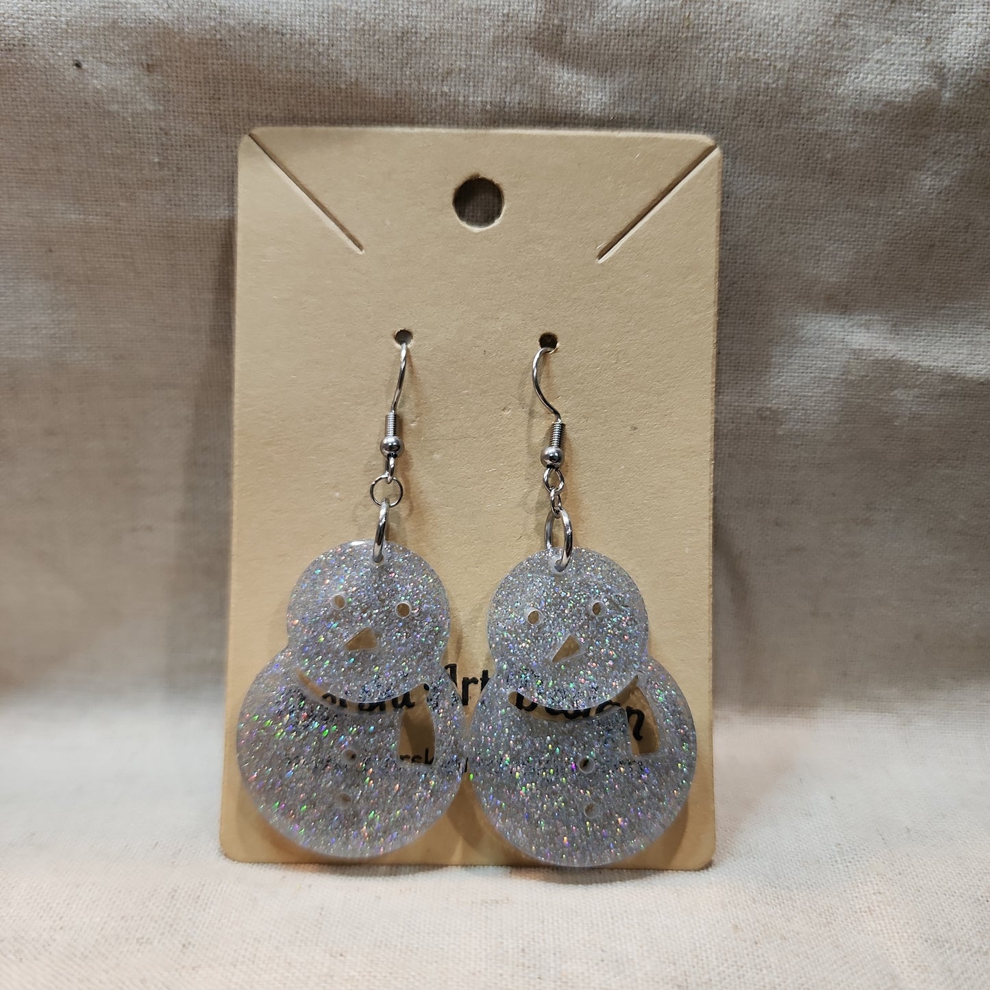 SALE - Snowman Earrings