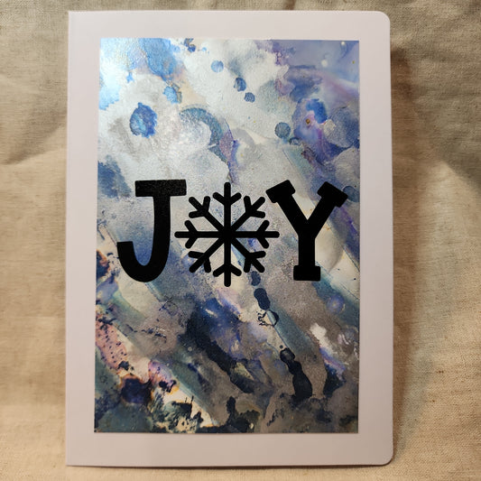 Holiday Notecards - Blue/Silver (Set of 4)