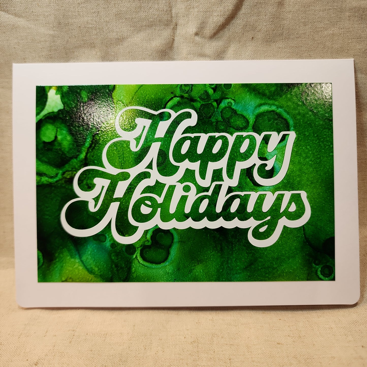 Holiday Notecards - Green (Set of 4)