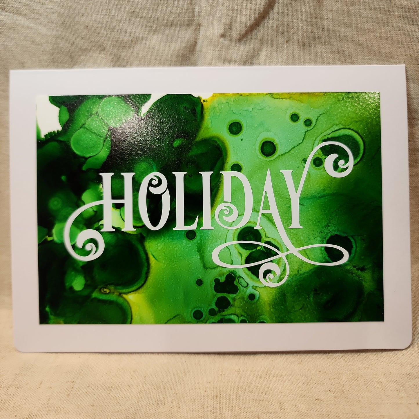 Holiday Notecards - Green (Set of 4)