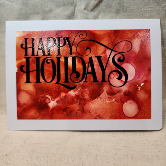 Holiday Notecards - Red (Set of 4)