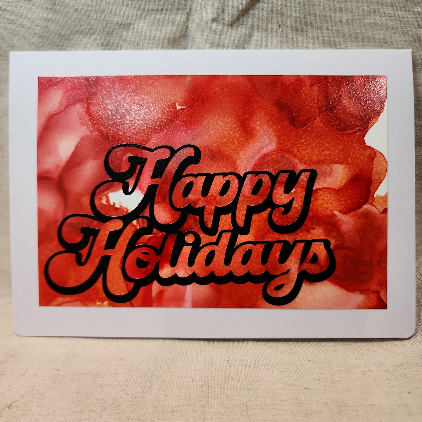 Holiday Notecards - Red (Set of 4)