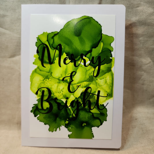 Holiday Notecards - Green (Set of 4)