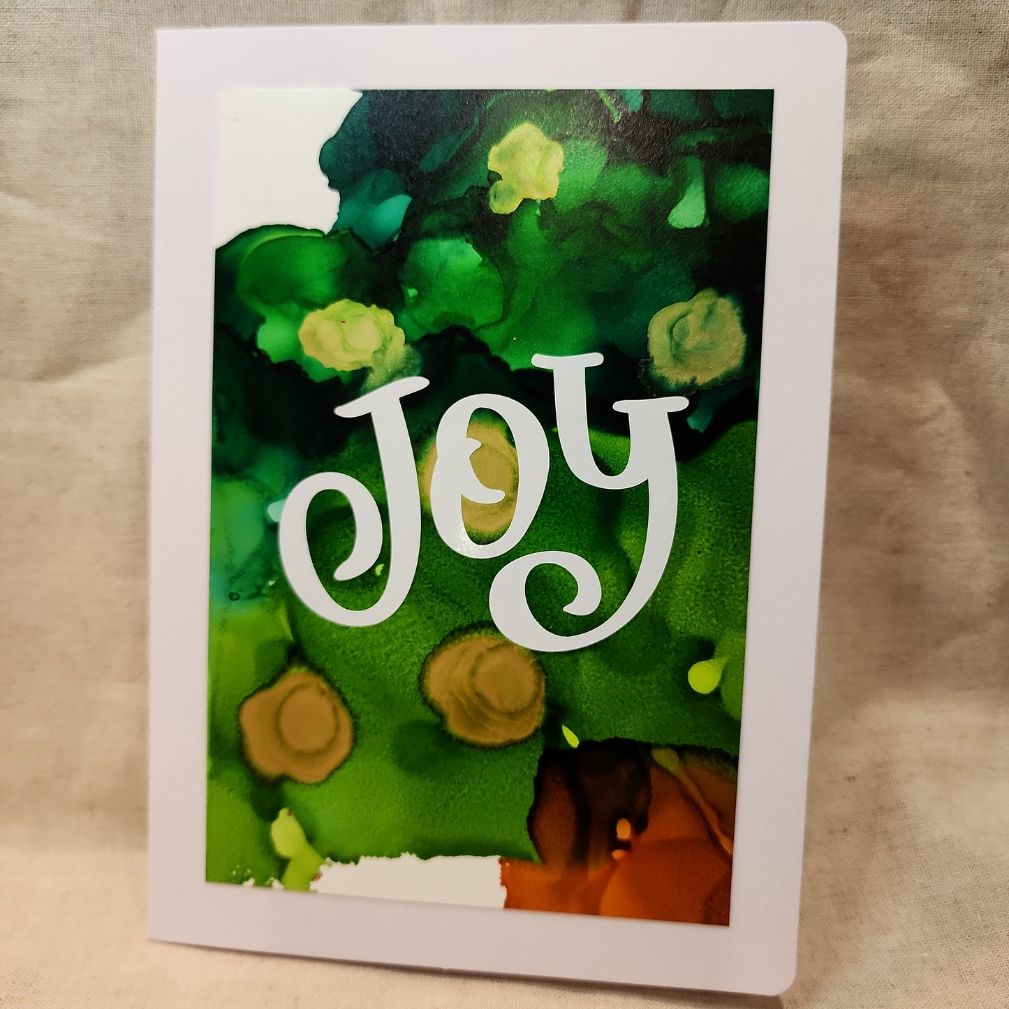 Holiday Notecards - Green/Red/Gold (Set of 4)