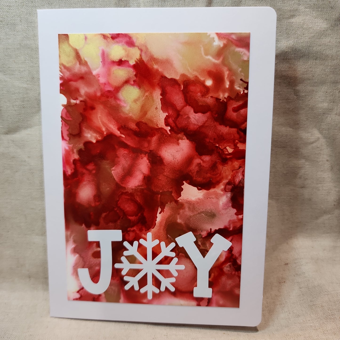 Holiday Notecards - Red/Gold (Set of 2)