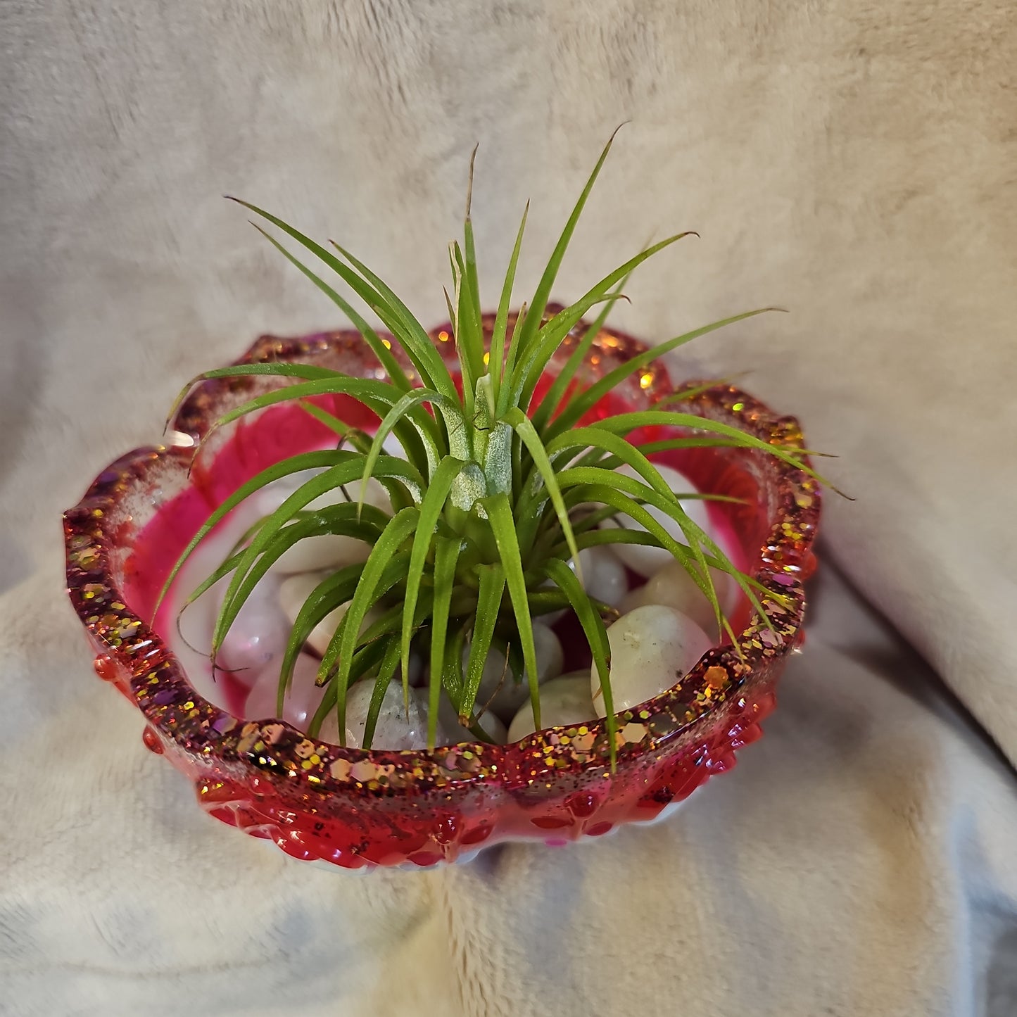 Votive/Planter-Pink & White