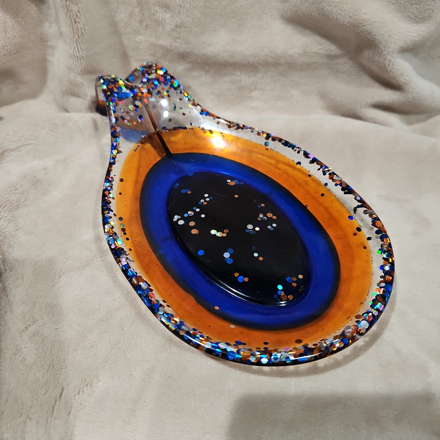 Spoon Holder-Blue/Orange