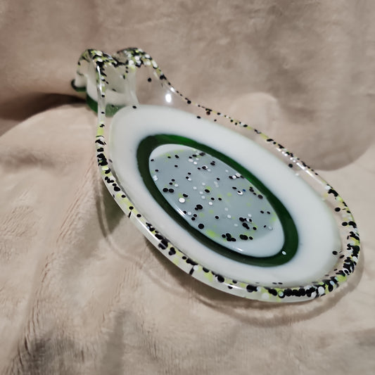 Spoon Holder-Green/White