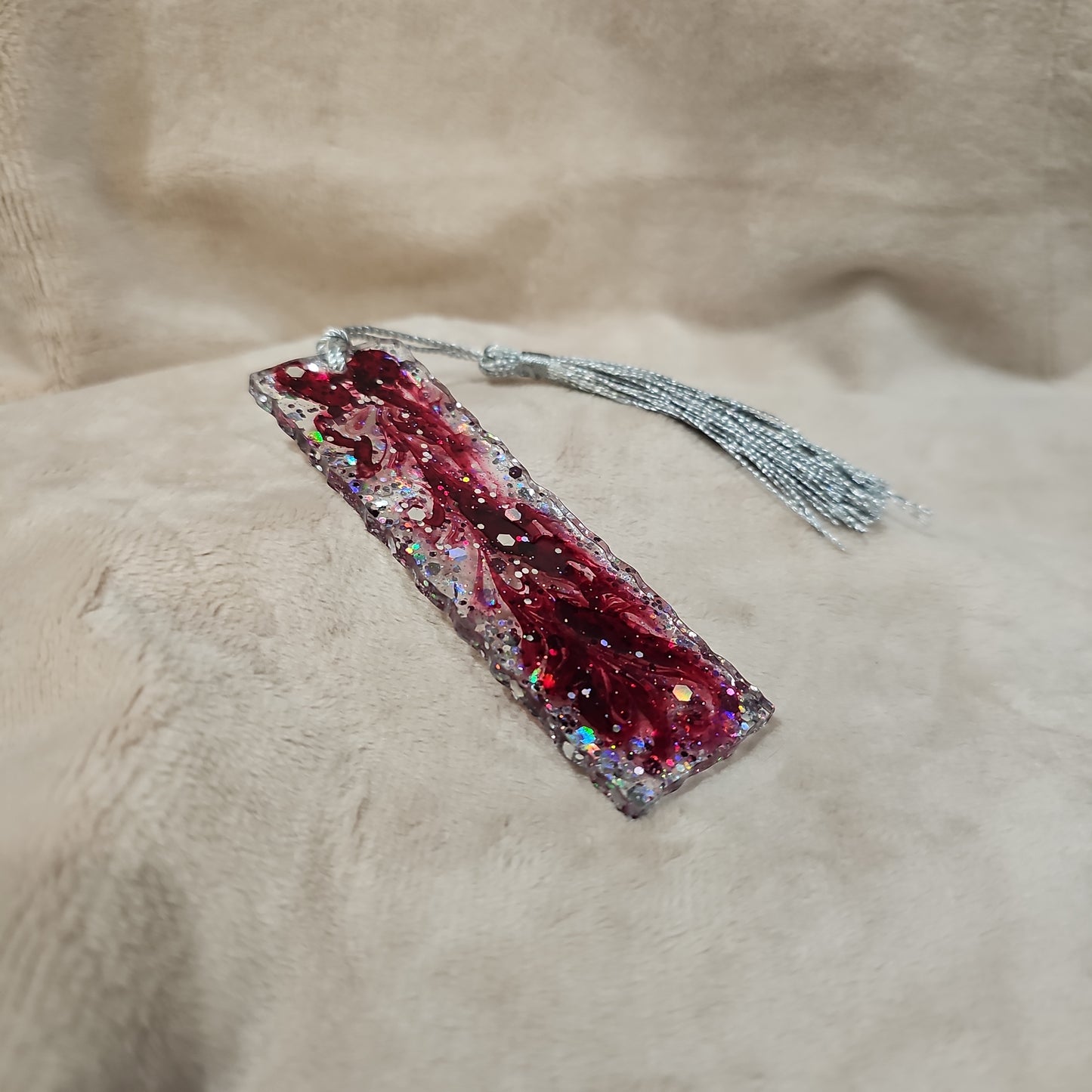 Bookmark - Maroon & Silver