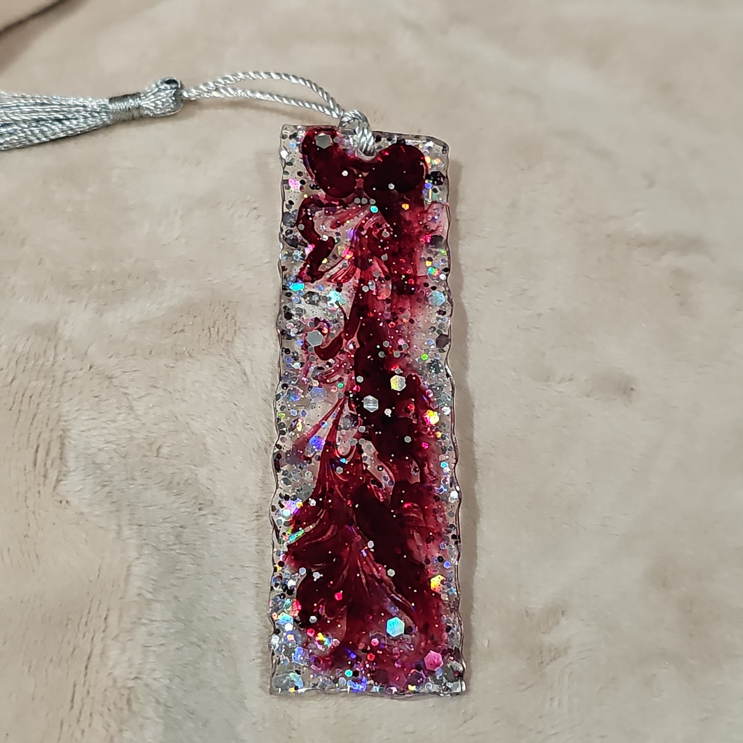 Bookmark - Maroon & Silver