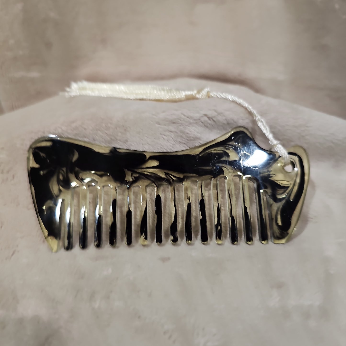 Hair Comb - Black & Yellow