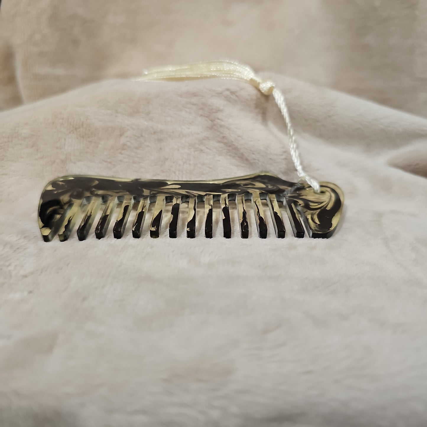 Hair Comb - Black & Yellow