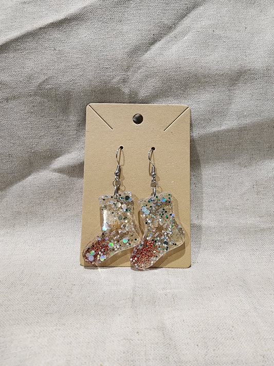 SALE - Stocking Earrings