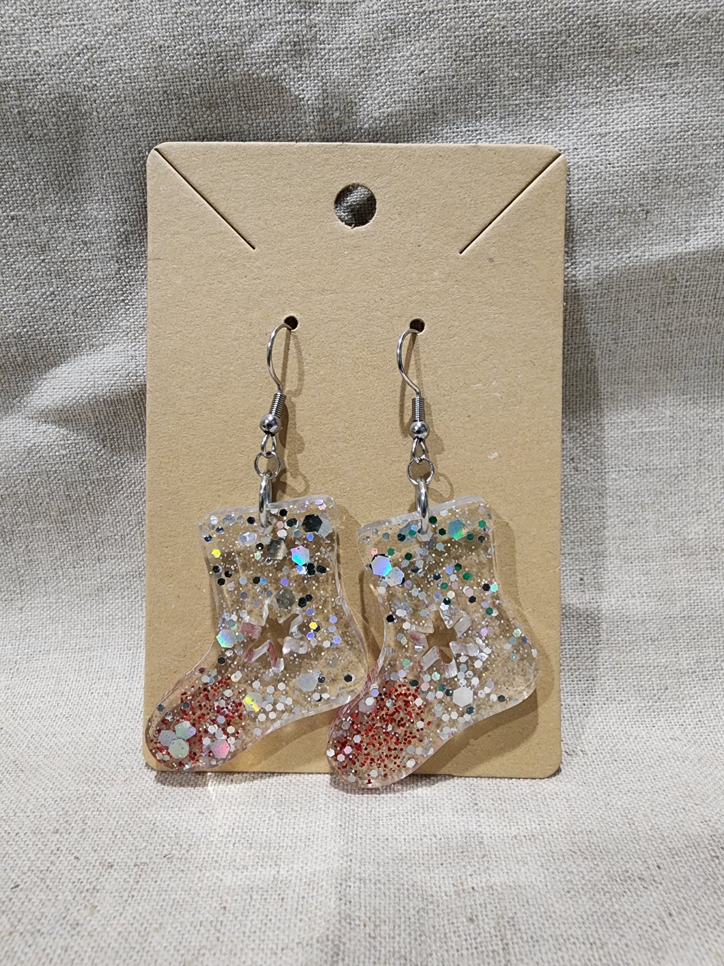 SALE - Stocking Earrings