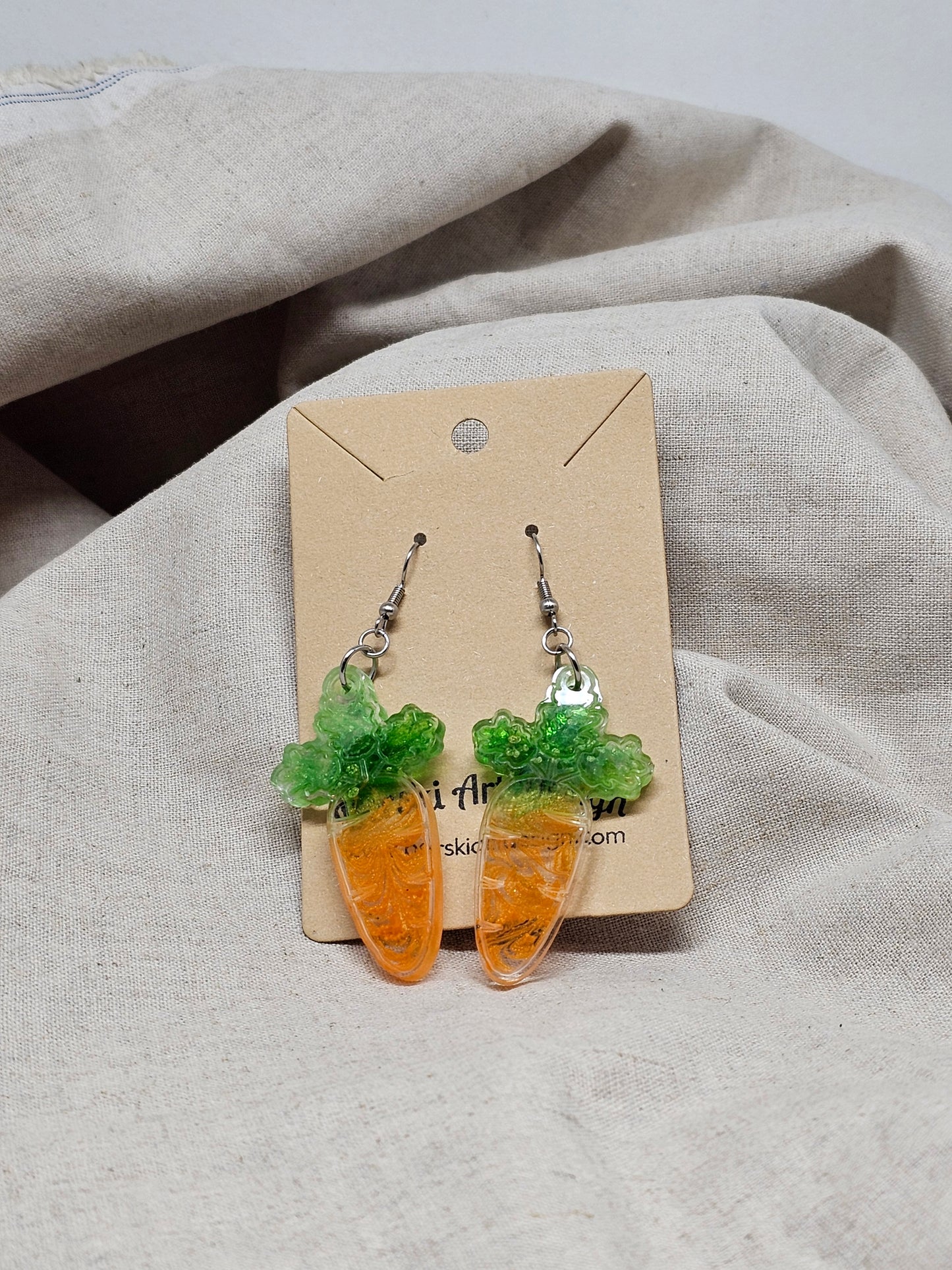 SALE - Carrot Earrings