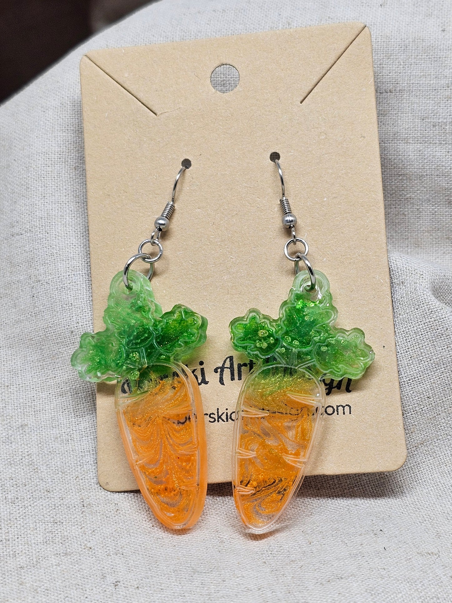 SALE - Carrot Earrings