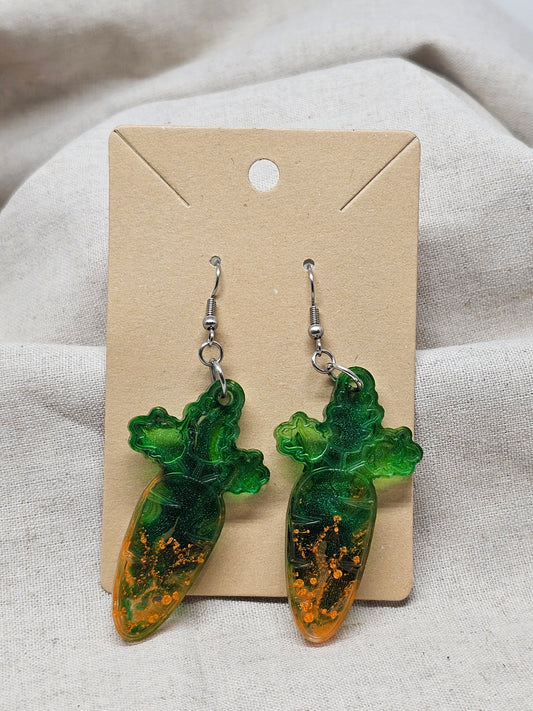 SALE - Carrot Earrings