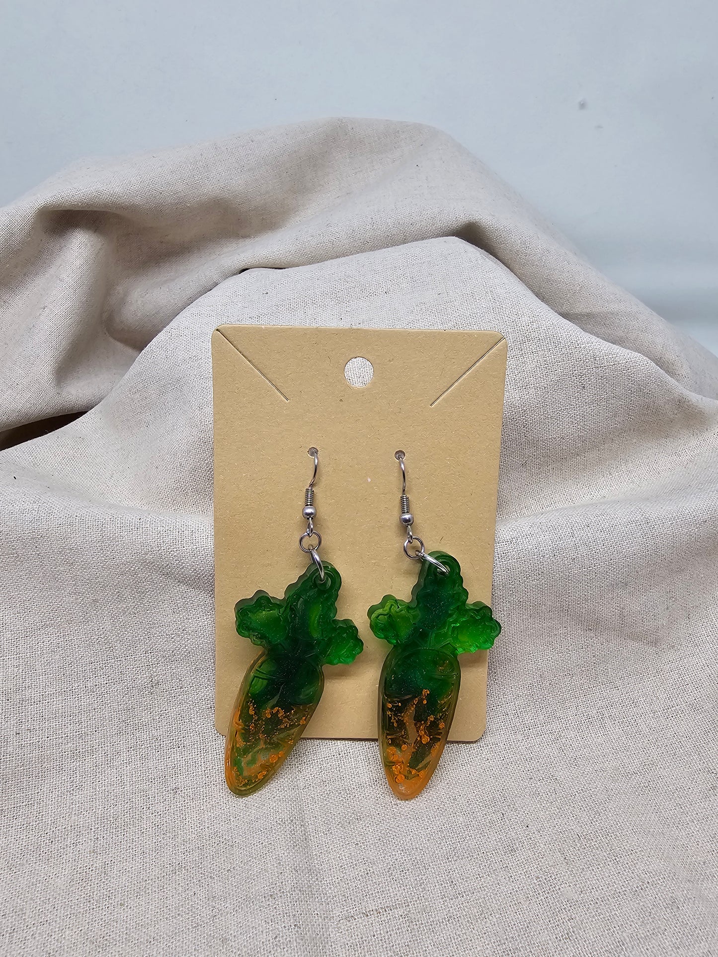 SALE - Carrot Earrings