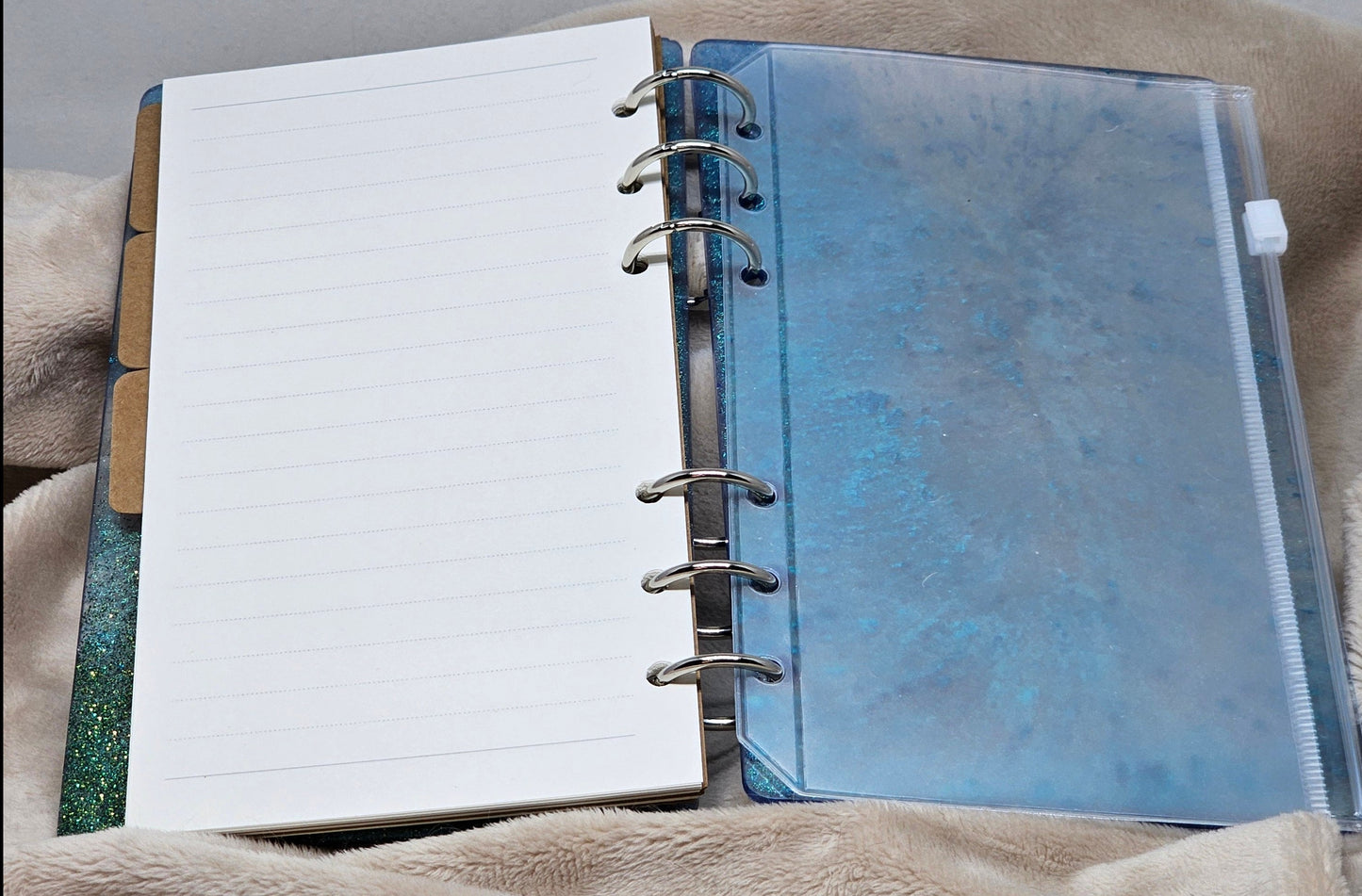 Notebook - Blue/Yellow Flowers