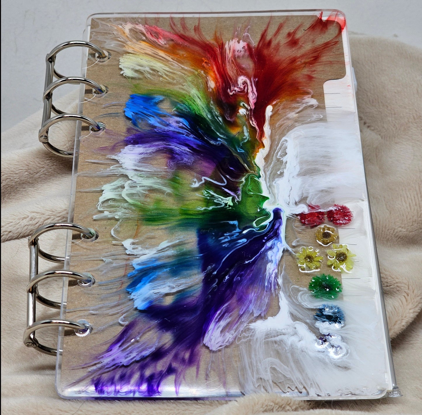 Notebook - Rainbow/Rainbow Flowers