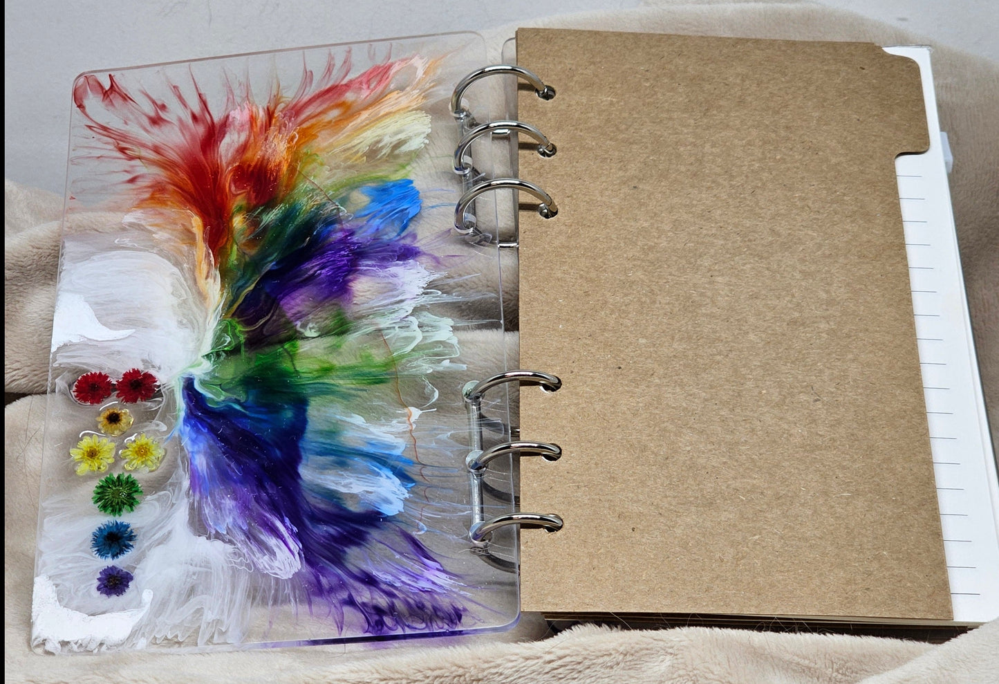 Notebook - Rainbow/Rainbow Flowers