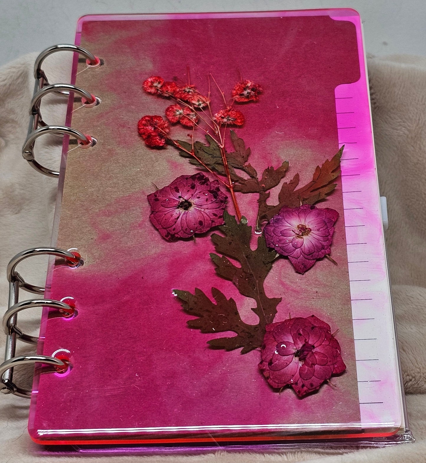 Notebook - Pink/Pink Flowers