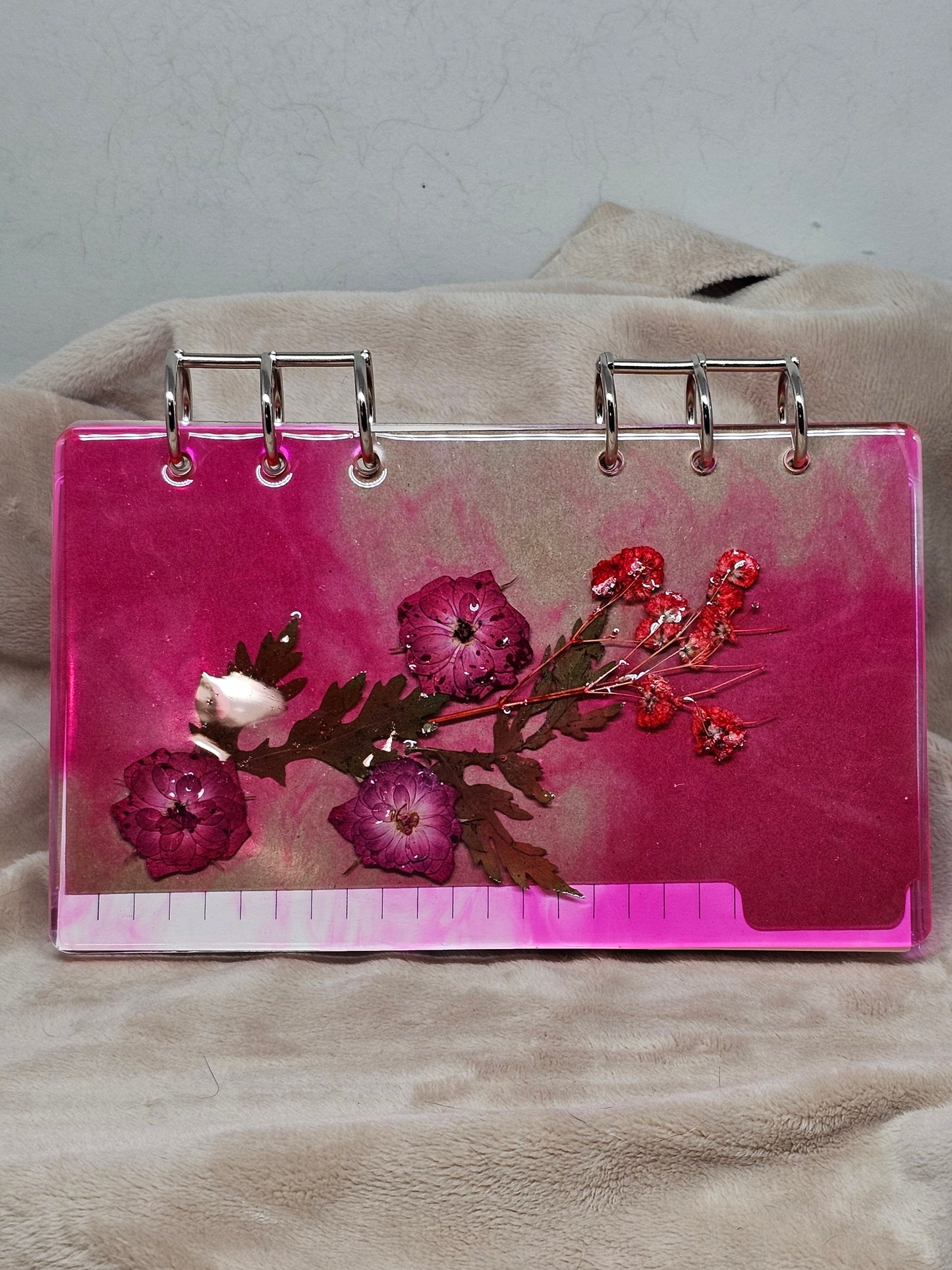 Notebook - Pink/Pink Flowers