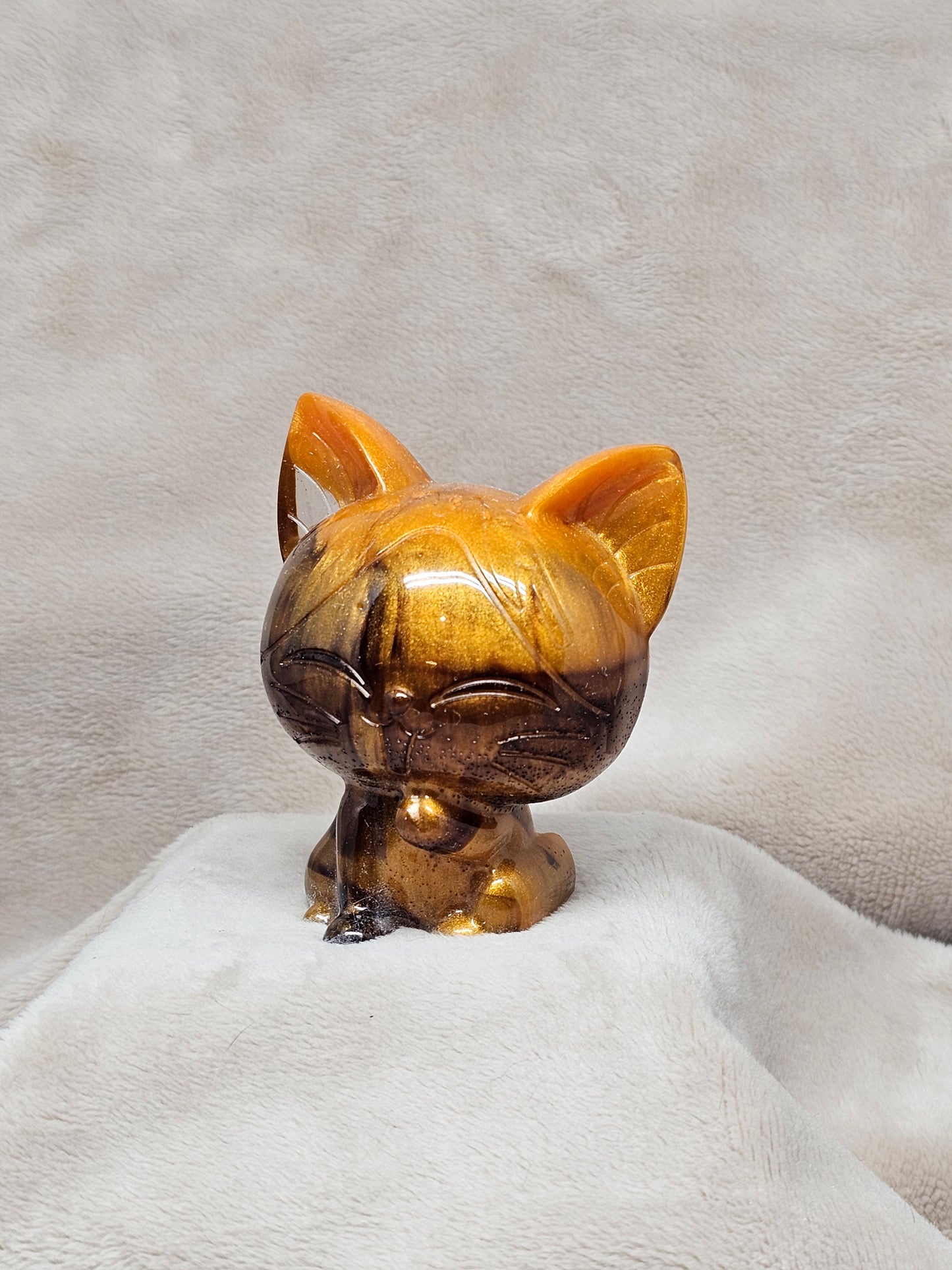 Figurine-Orange Cat