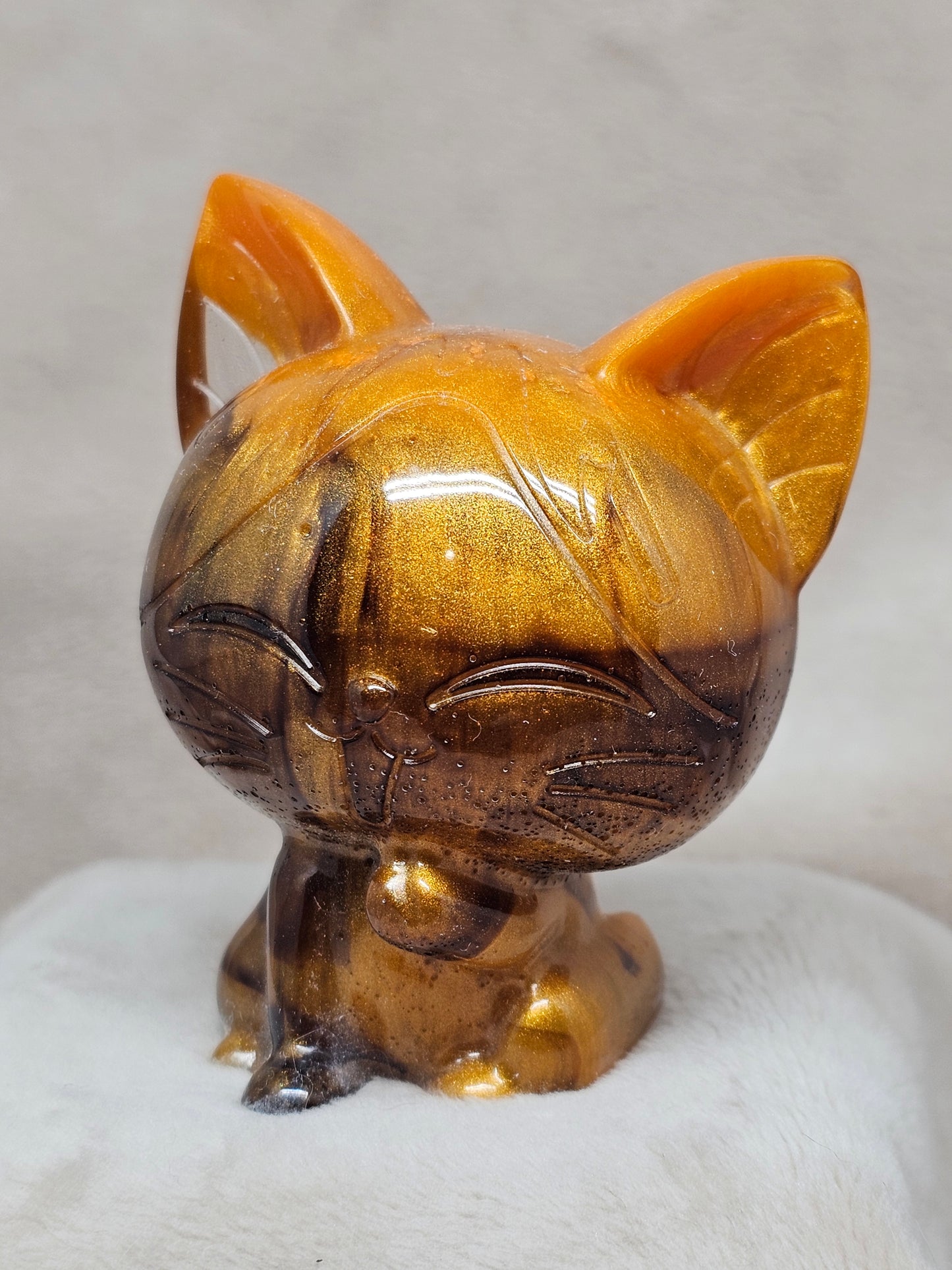 Figurine-Orange Cat