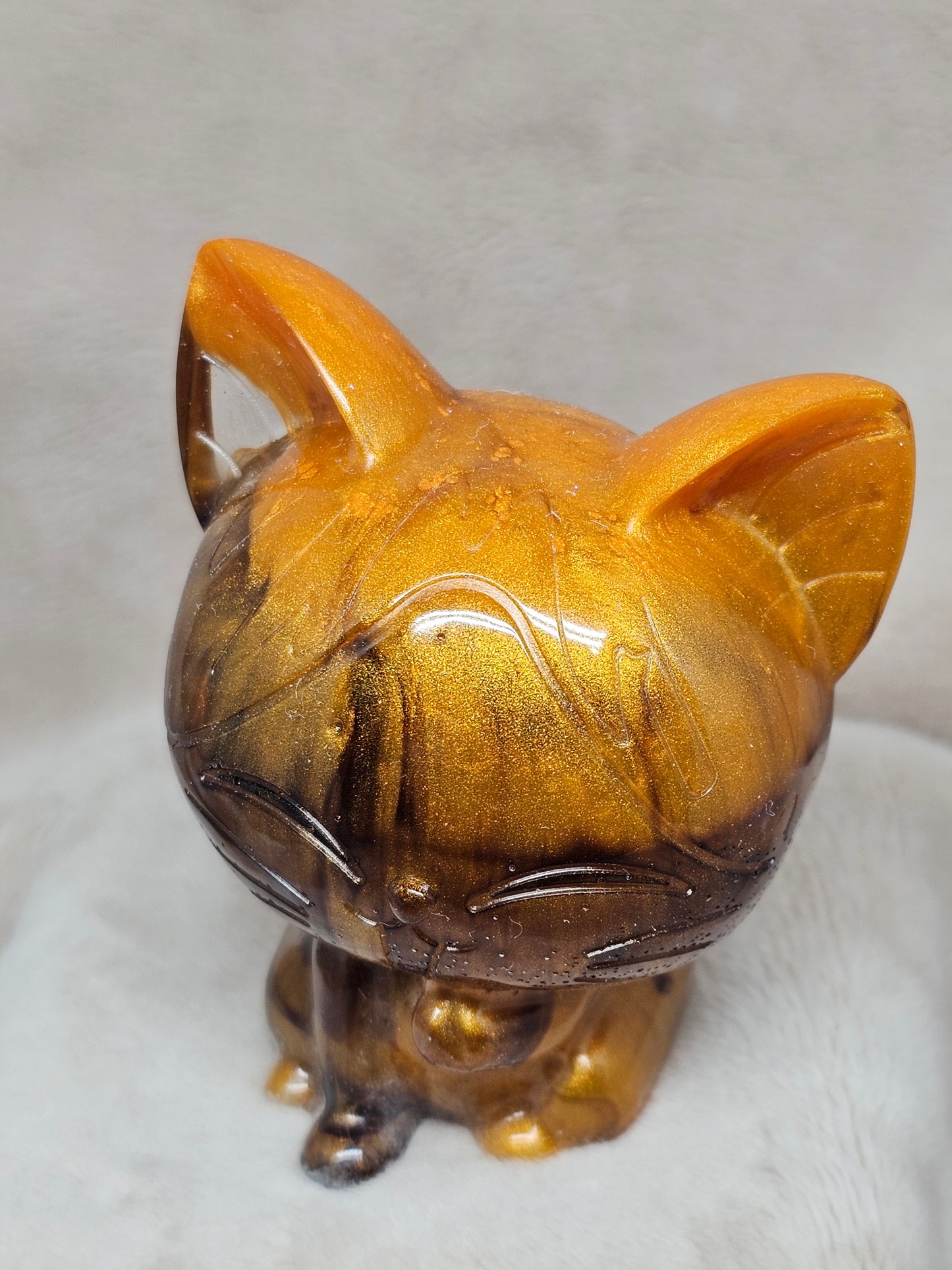 Figurine-Orange Cat