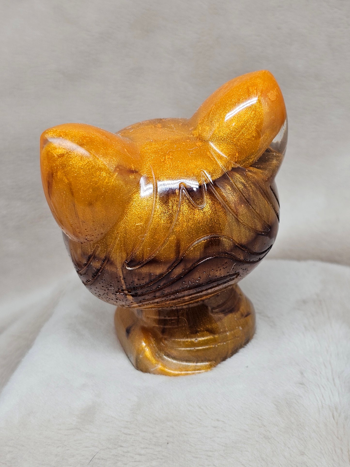 Figurine-Orange Cat