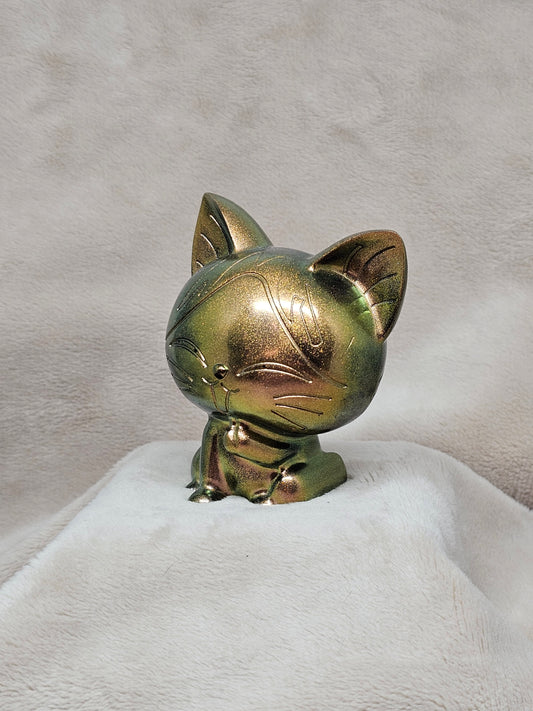 Figurine-Gold Cat