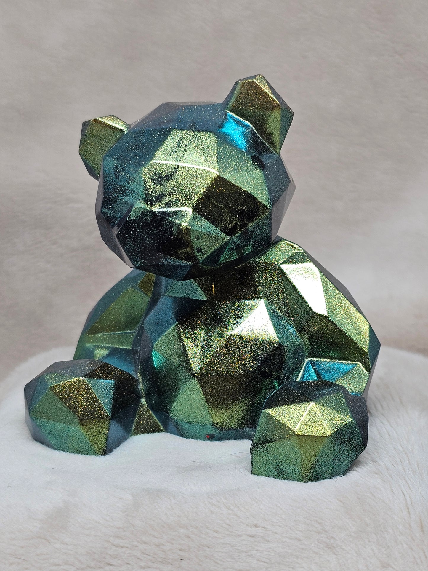 Figurine-Green Bear