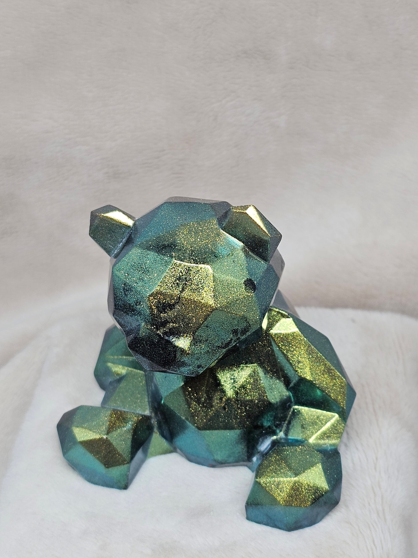 Figurine-Green Bear