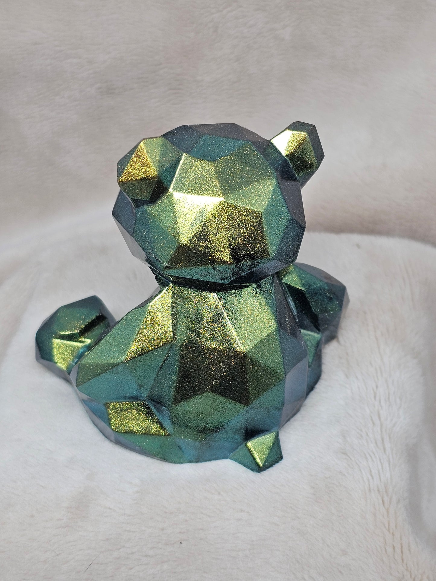 Figurine-Green Bear