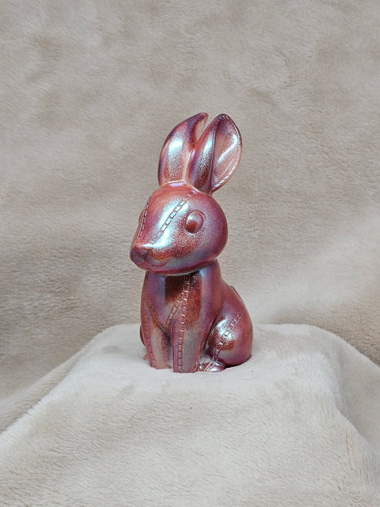 Figurine-Pink Sparkle Rabbit