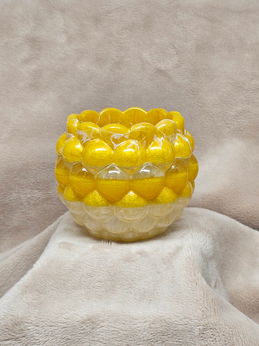 Votive - Yellow & Clear