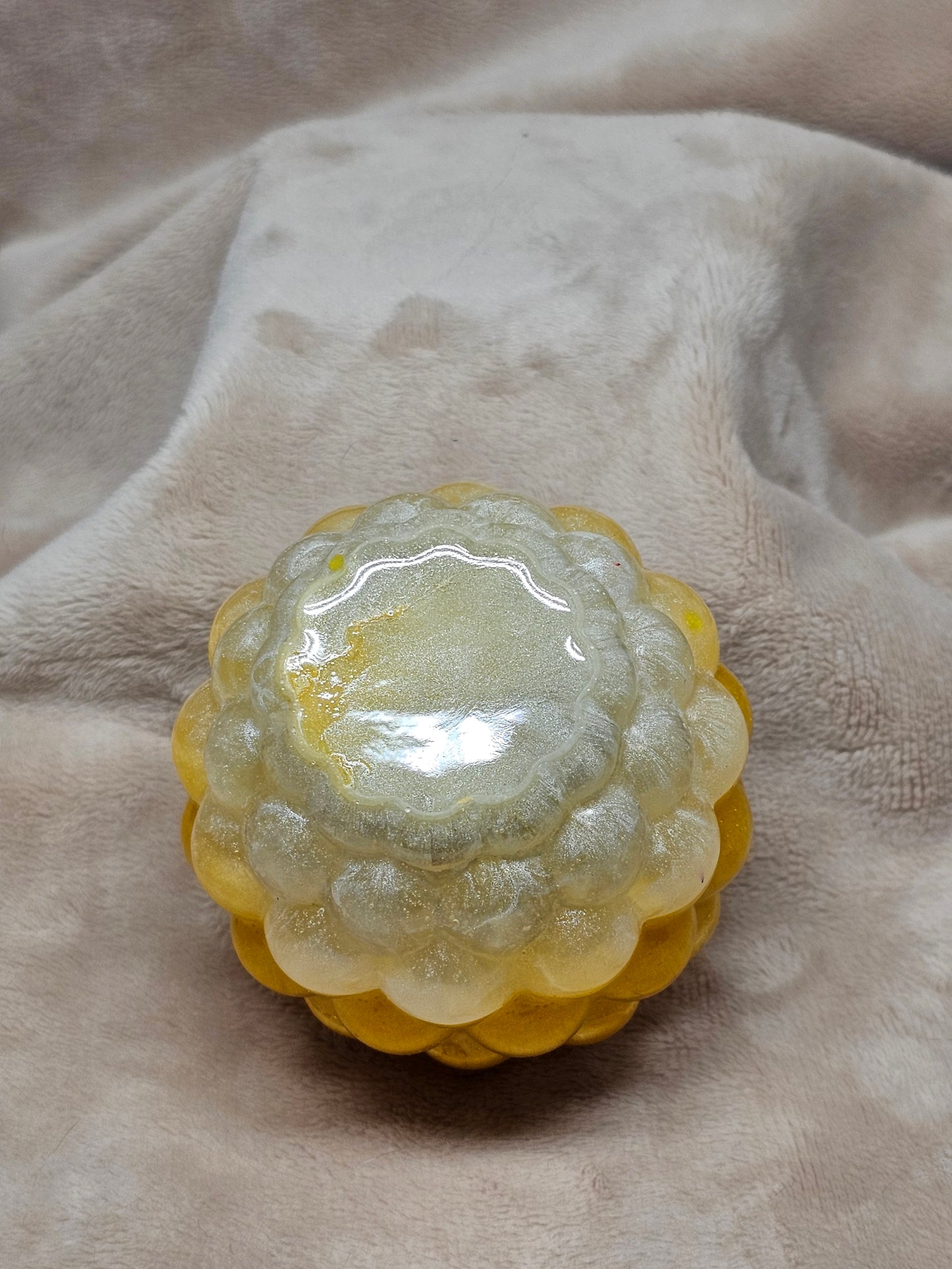 Votive - Yellow & Clear