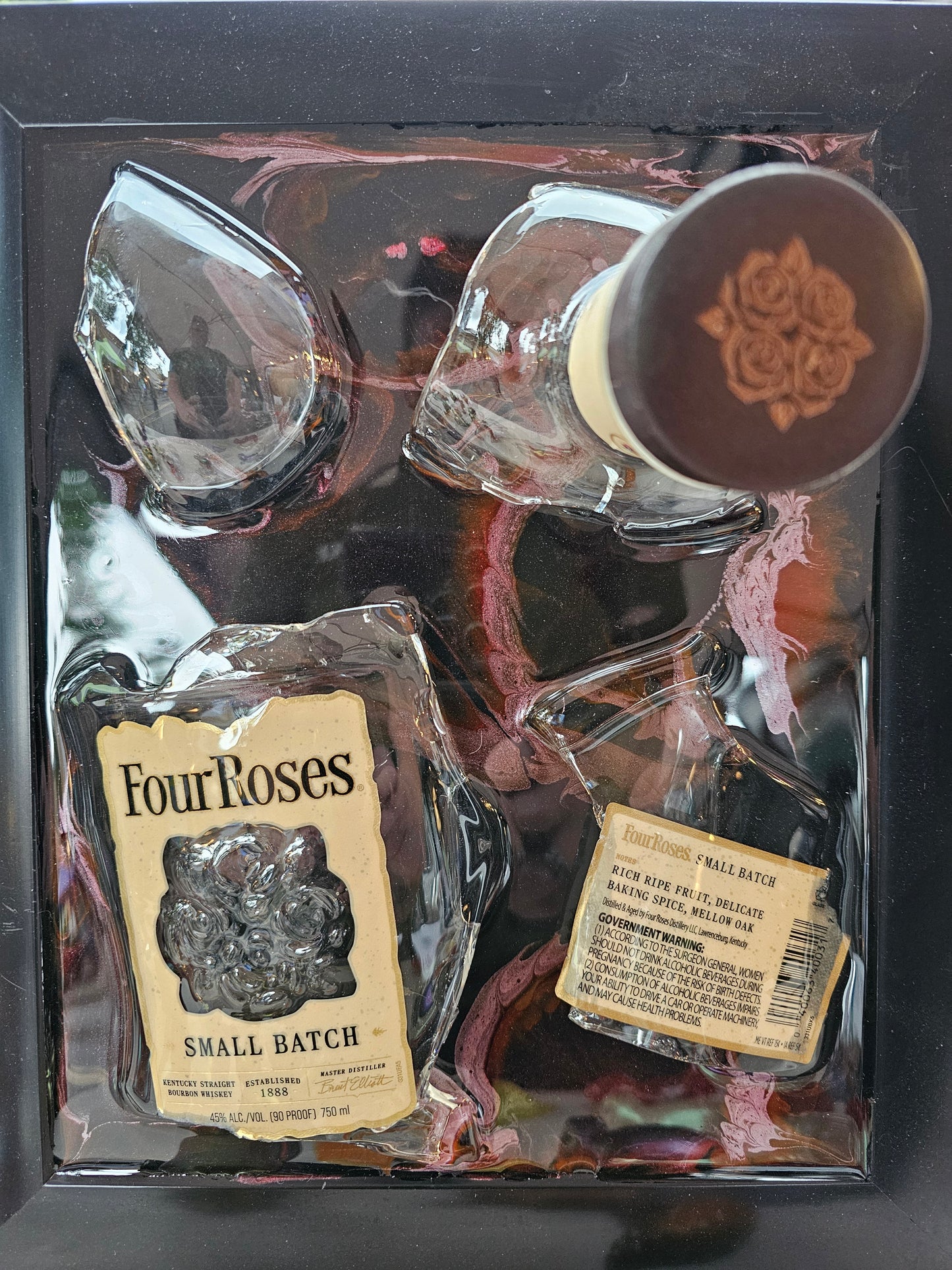 Bottle Art - Four Roses