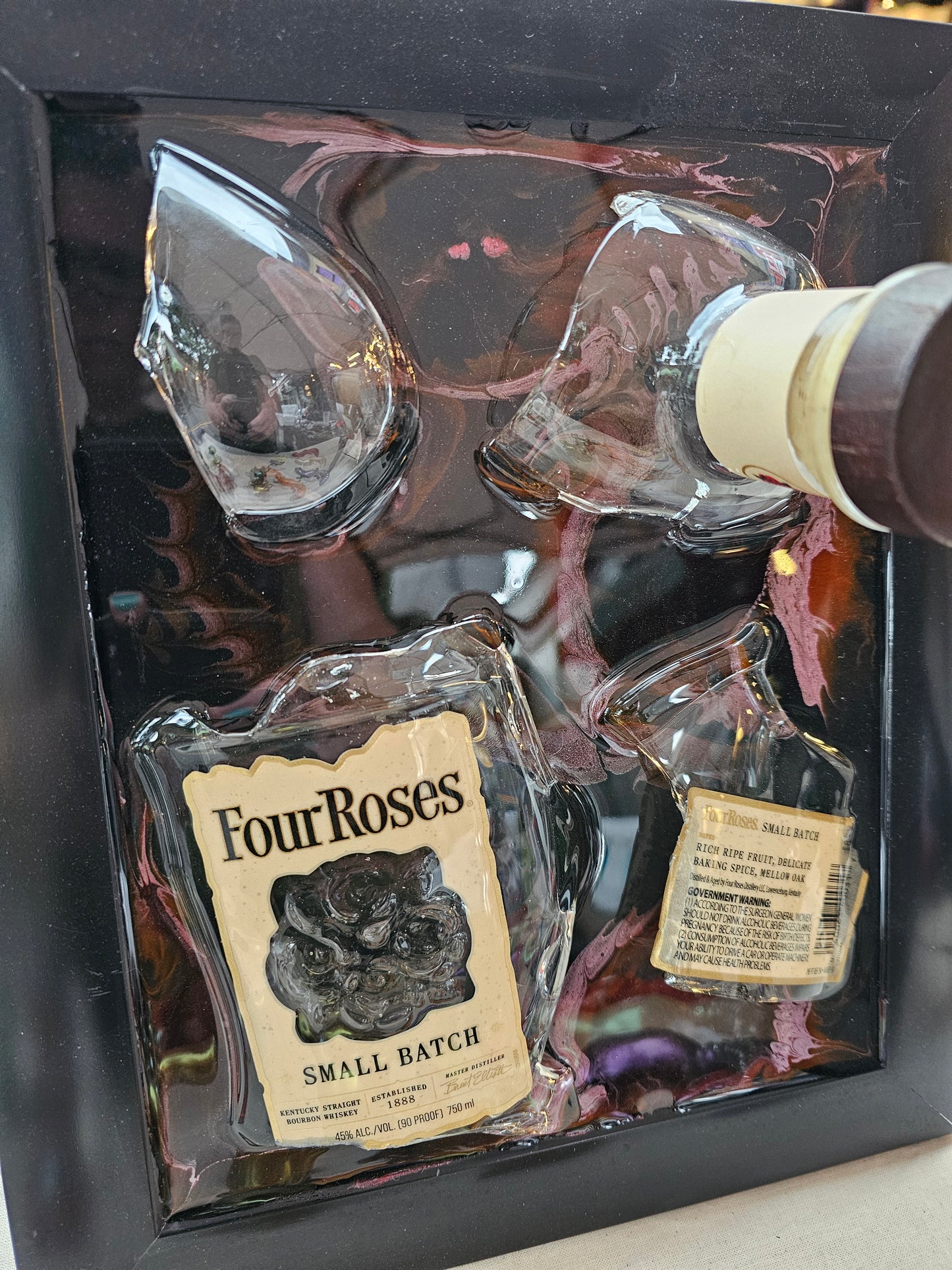 Bottle Art - Four Roses