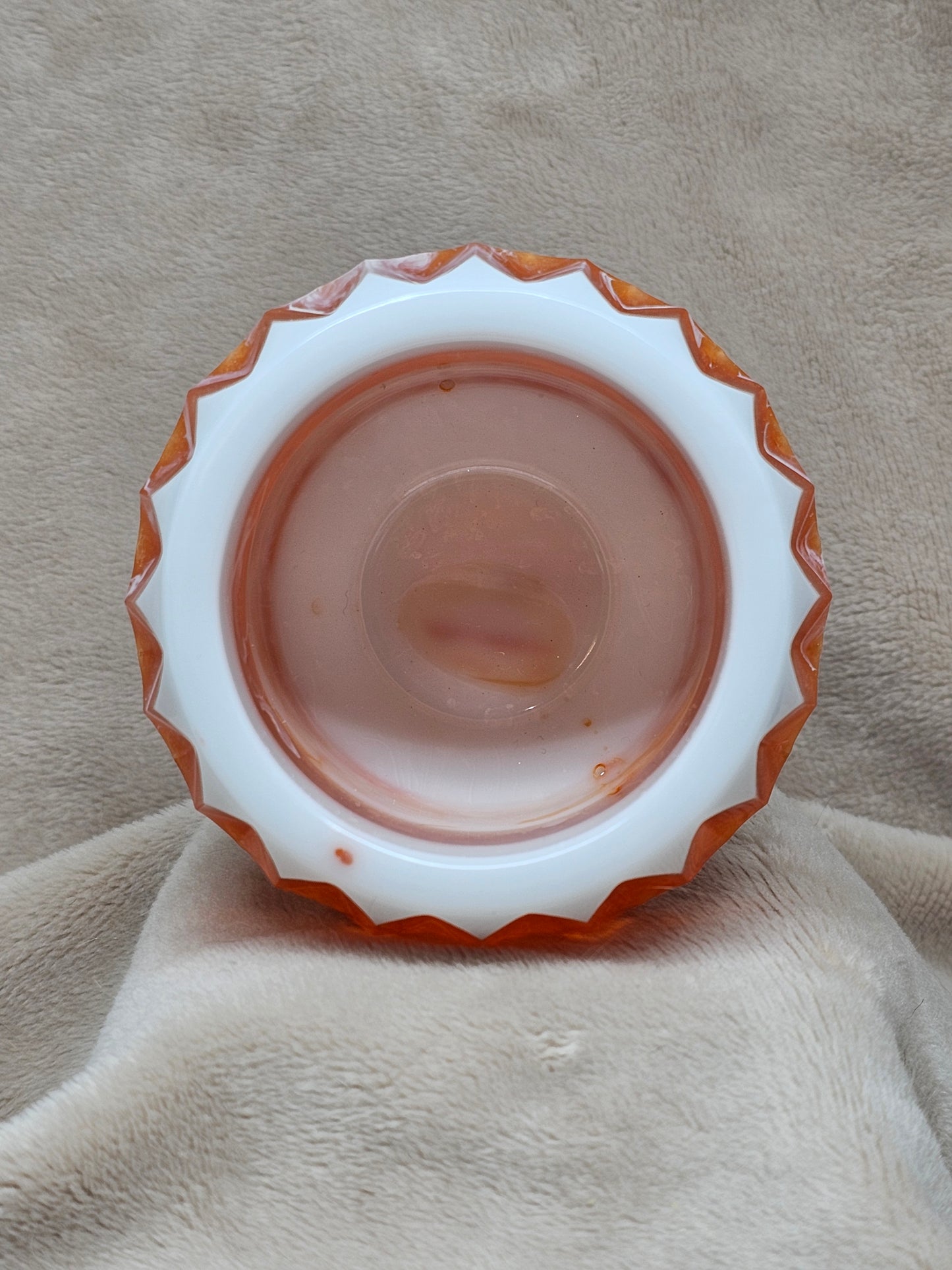 Votive - Orange & White