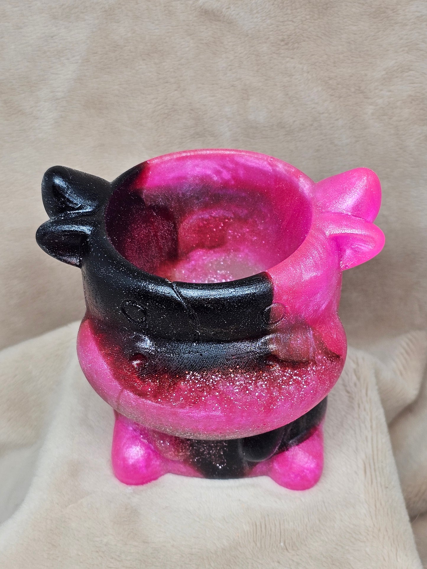 Votive/Planter - Hippo (Pink)