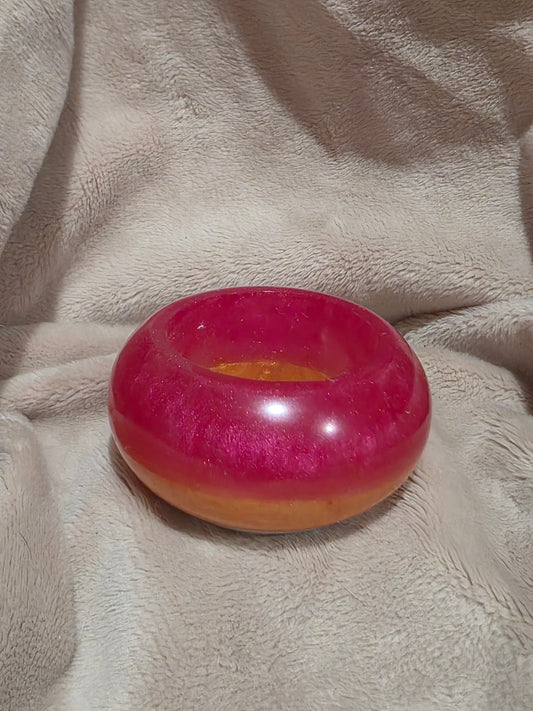 Votive/Planter - Pink/Orange